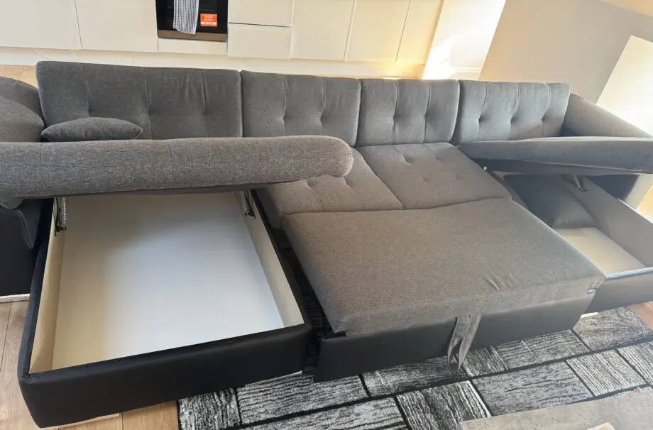 U-shape sofa bed