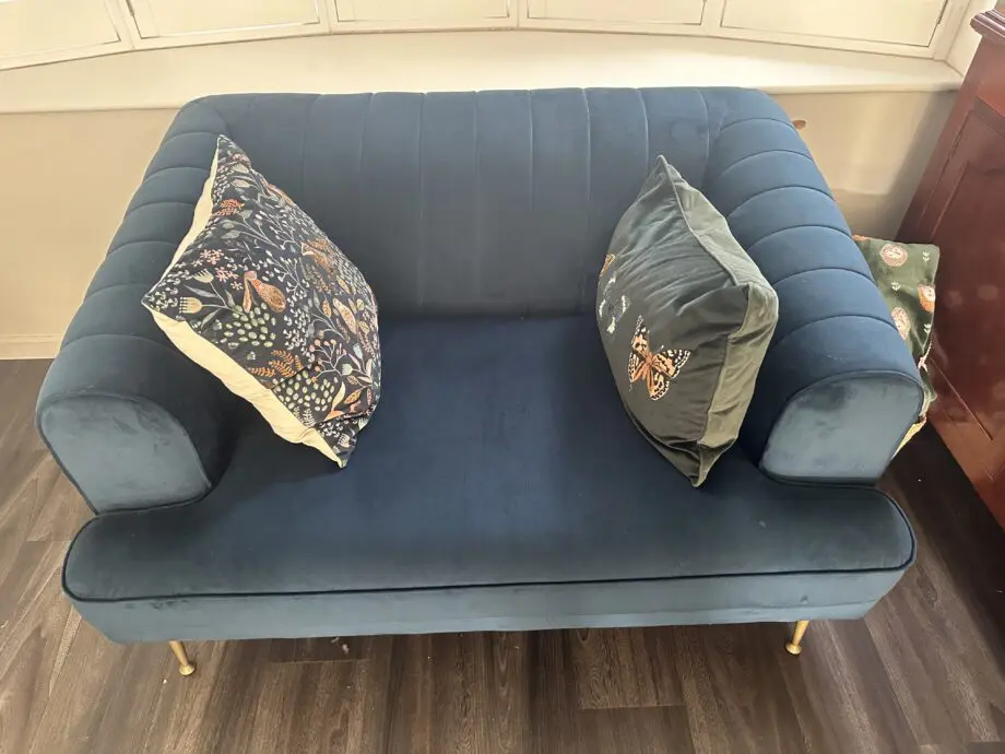 DFS enchanted sofa set- blue