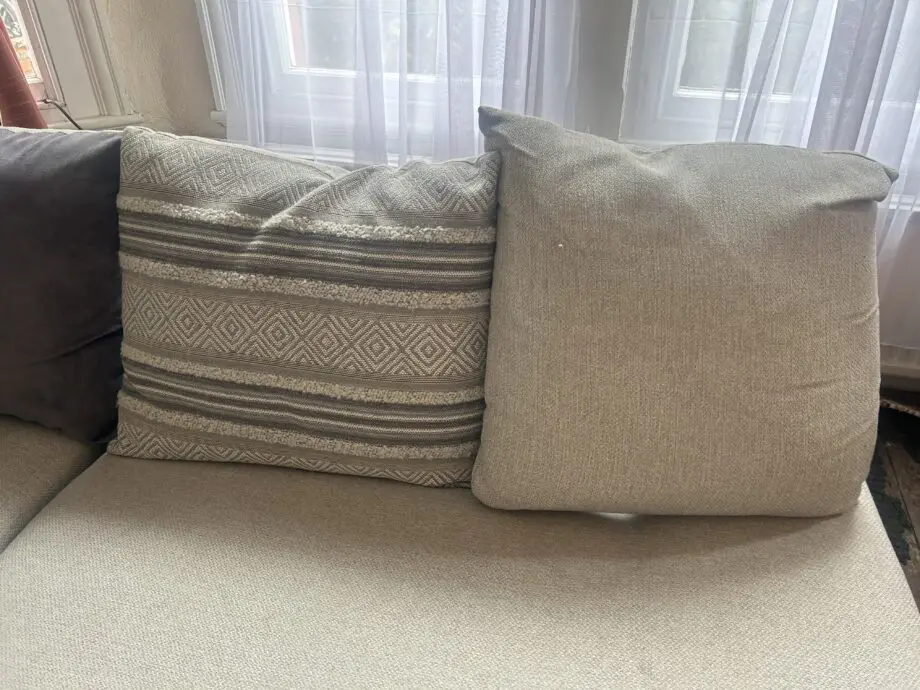 DFS grey corner sofa