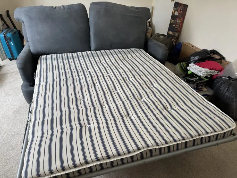Charcoal grey Loaf sofa bed