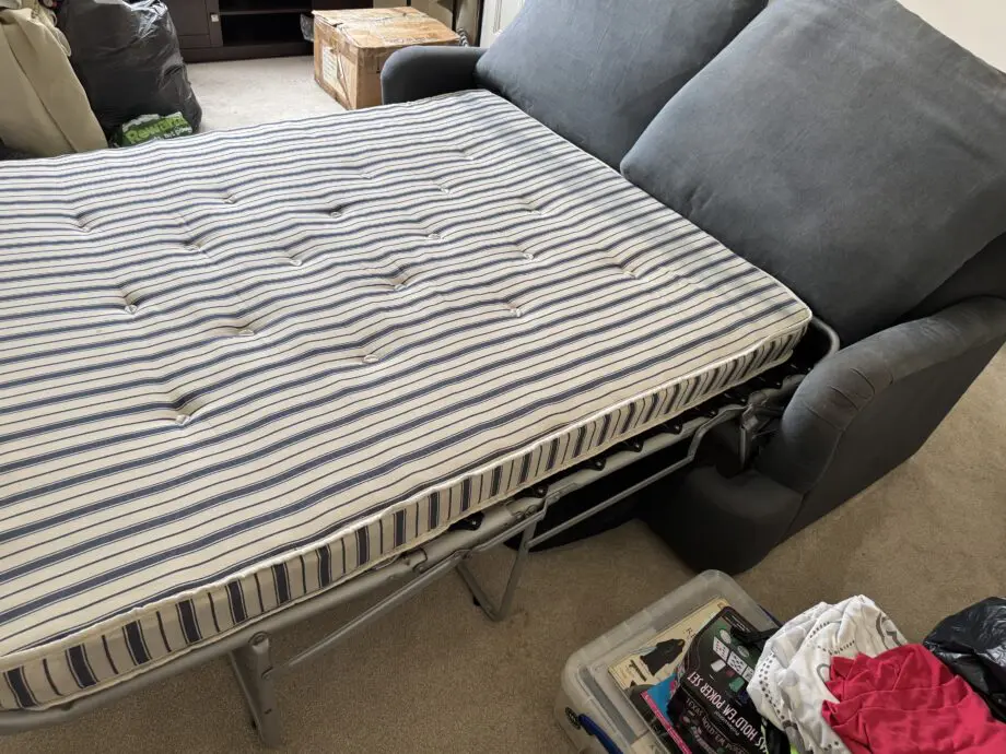 Charcoal grey Loaf sofa bed