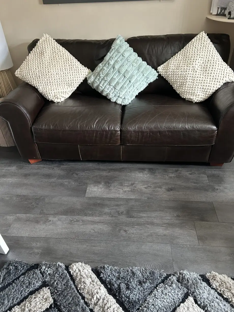 Brown genuine leather