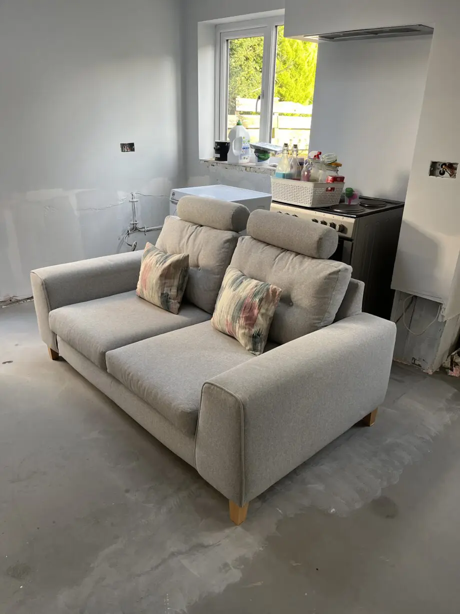 Sofology Demure Grey Weave Mix Sofa