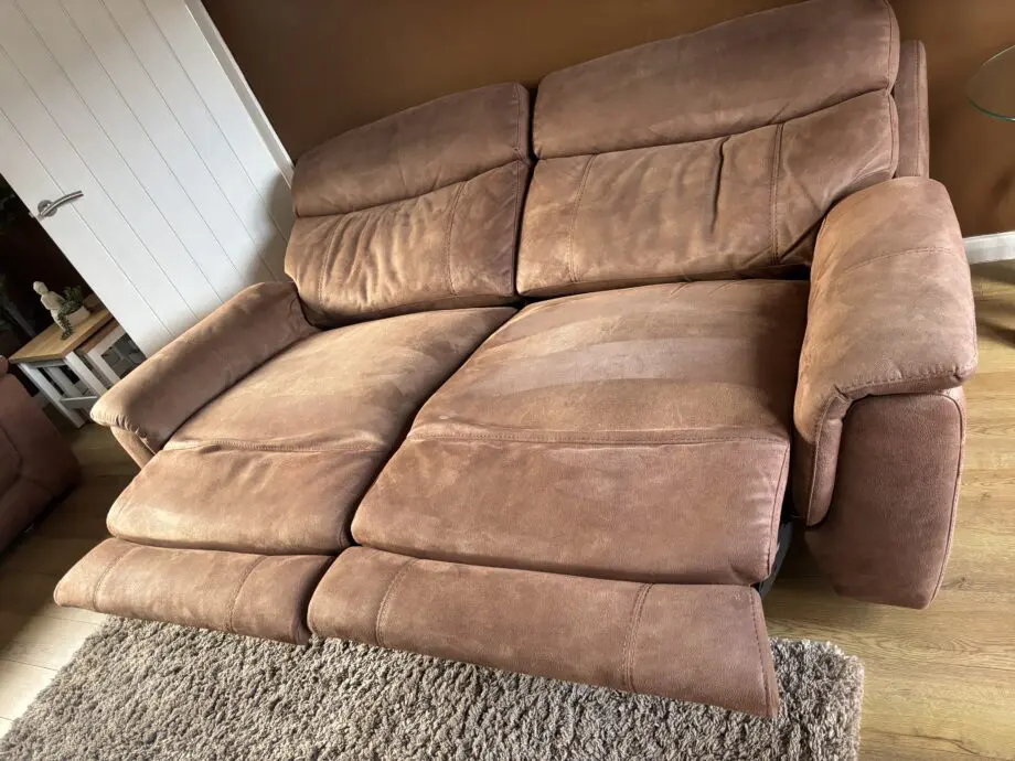 DFS Ronan 3 seater & 2 seater power recliner sofas