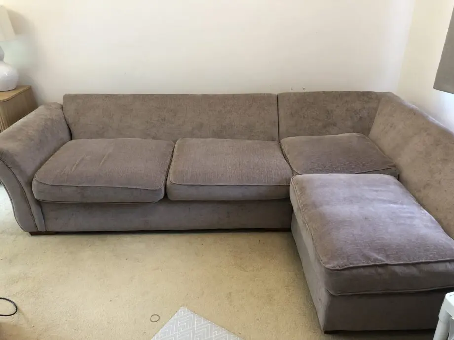 DFS Brown Corner sofa