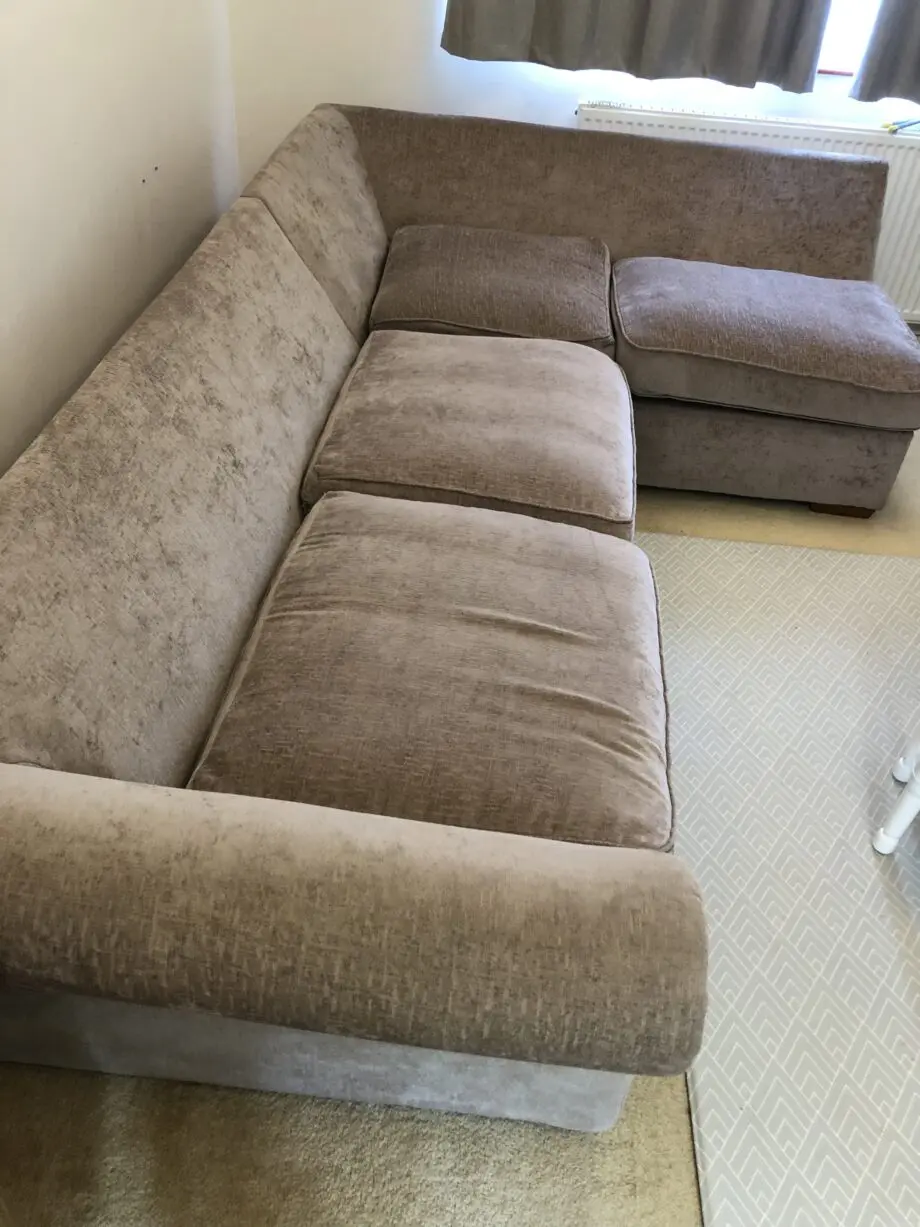 DFS Brown Corner sofa
