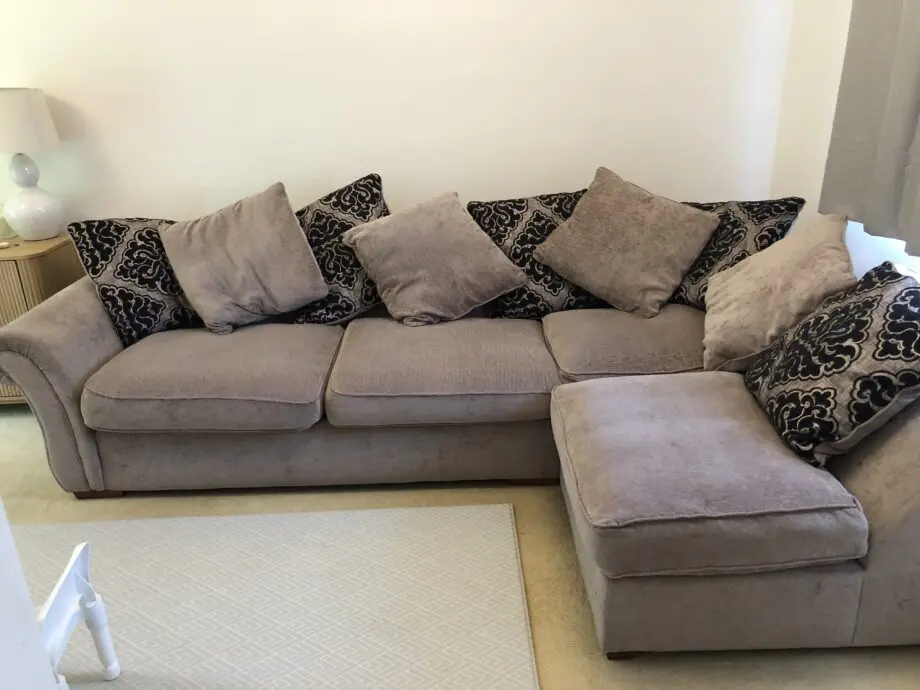 DFS Brown Corner sofa