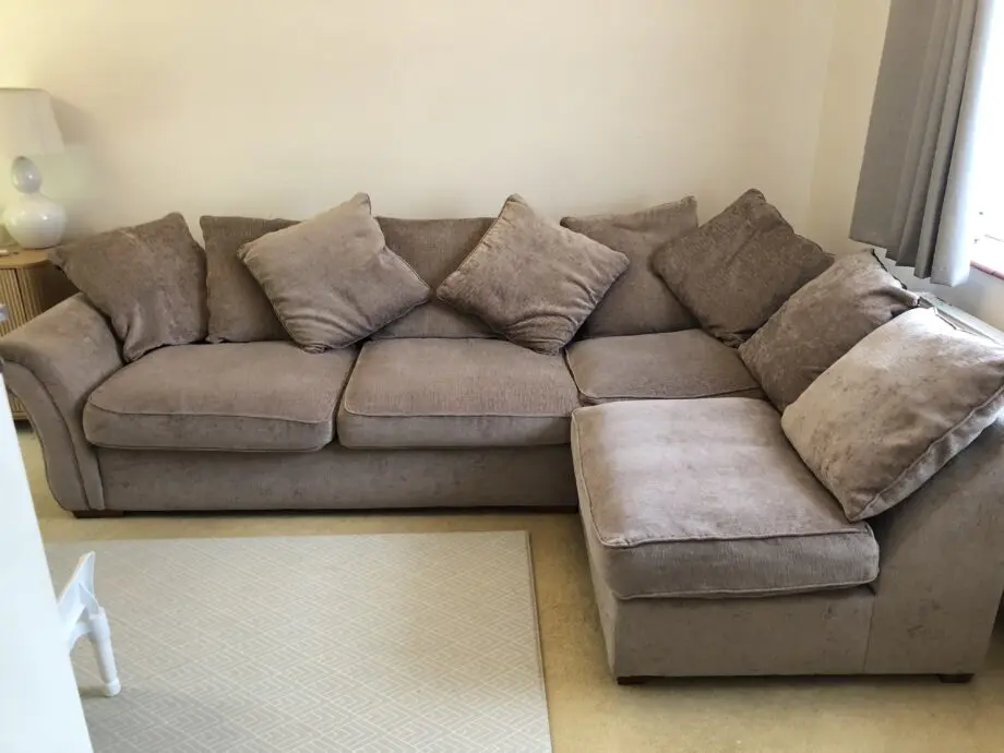 DFS Brown Corner sofa