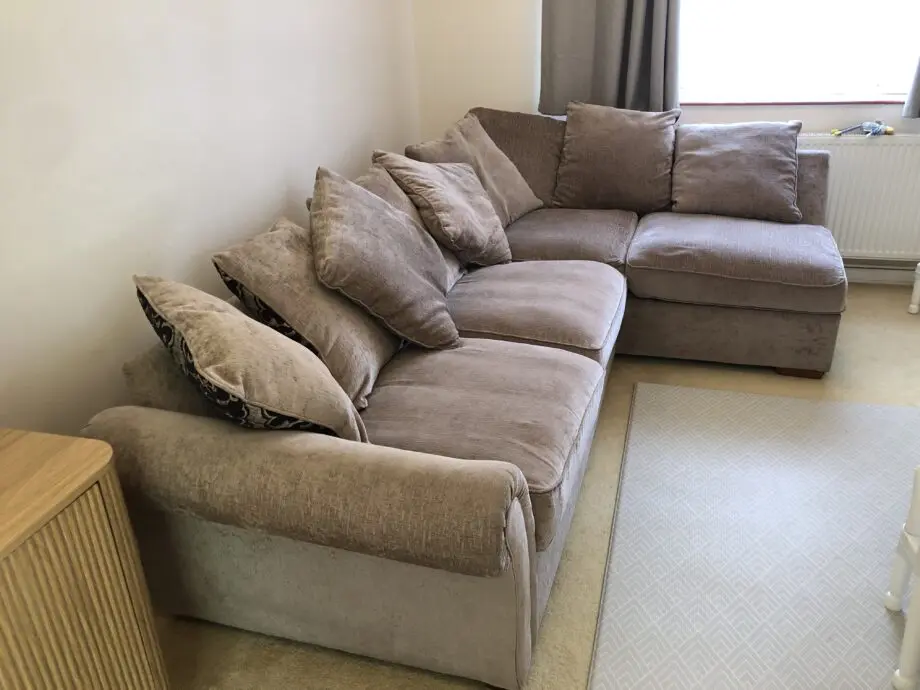 DFS Brown Corner sofa