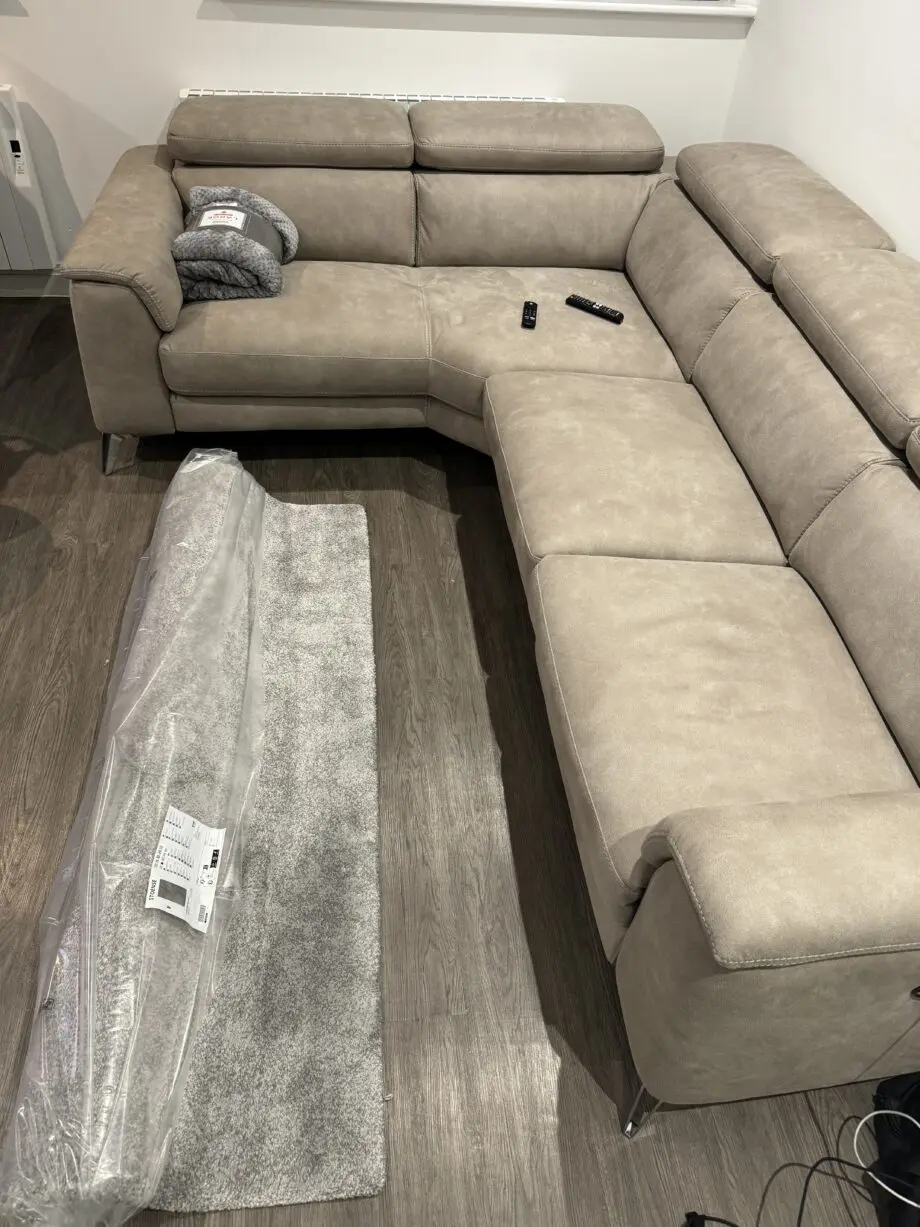 DFS Tahiti Right hand down Corner Sofa in Stone