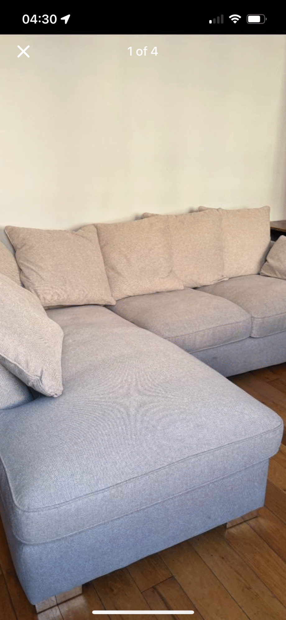 SOFA CLUB Chiswick Soft Woven Texture Left Corner Sofa - Desert Sand
