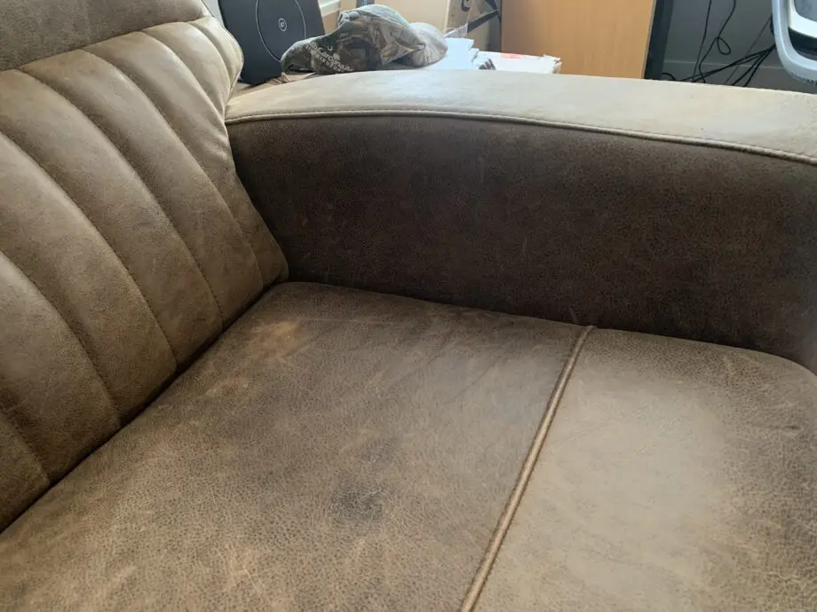 Barker and Stonehouse Missano 3 seater brown leather sofa