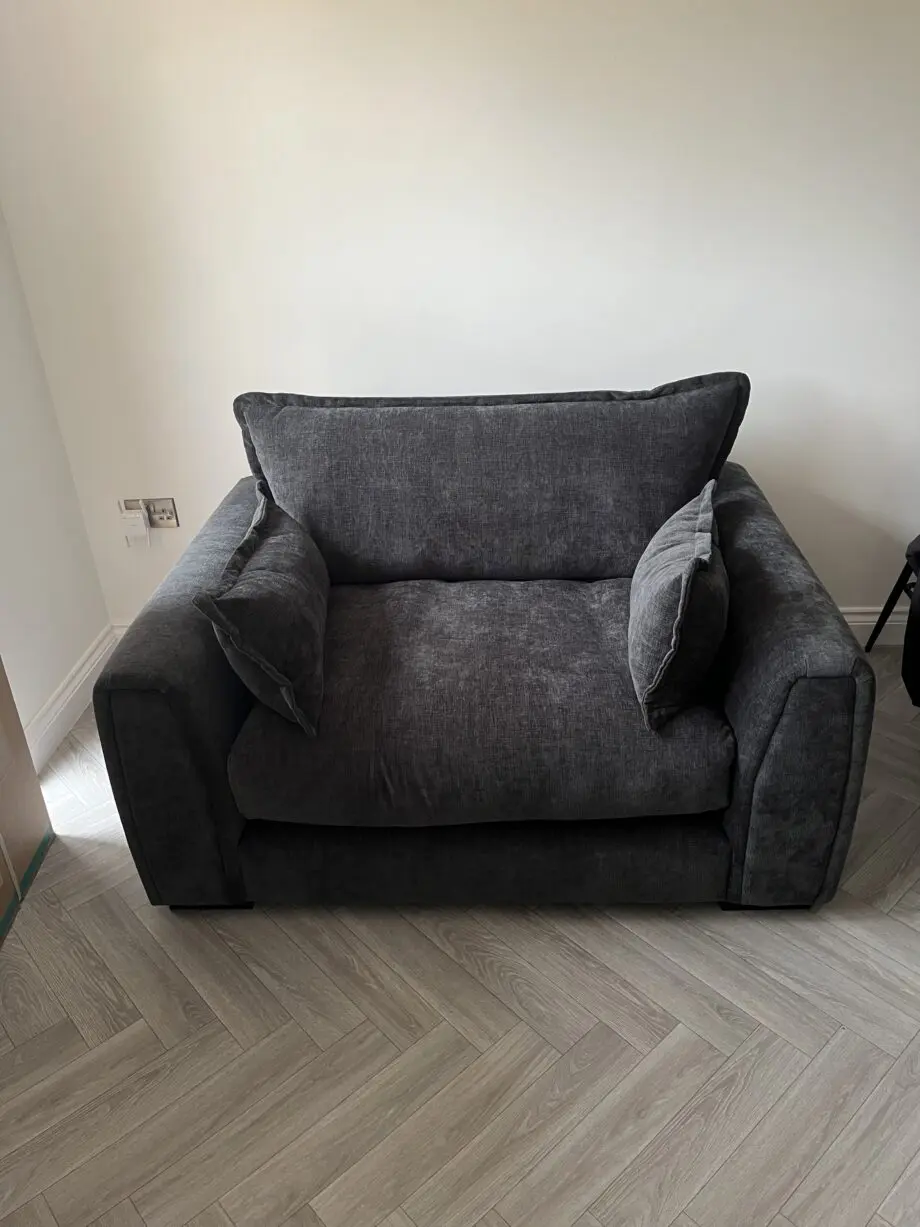 DFS Somerford Cuddler Sofa Charcoal