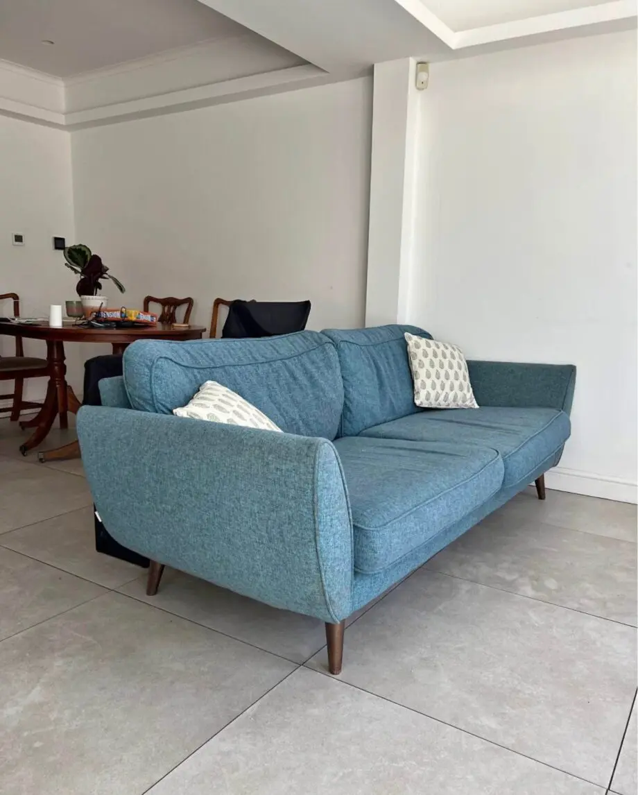 3 Seater Blue French Connection DFS sofa