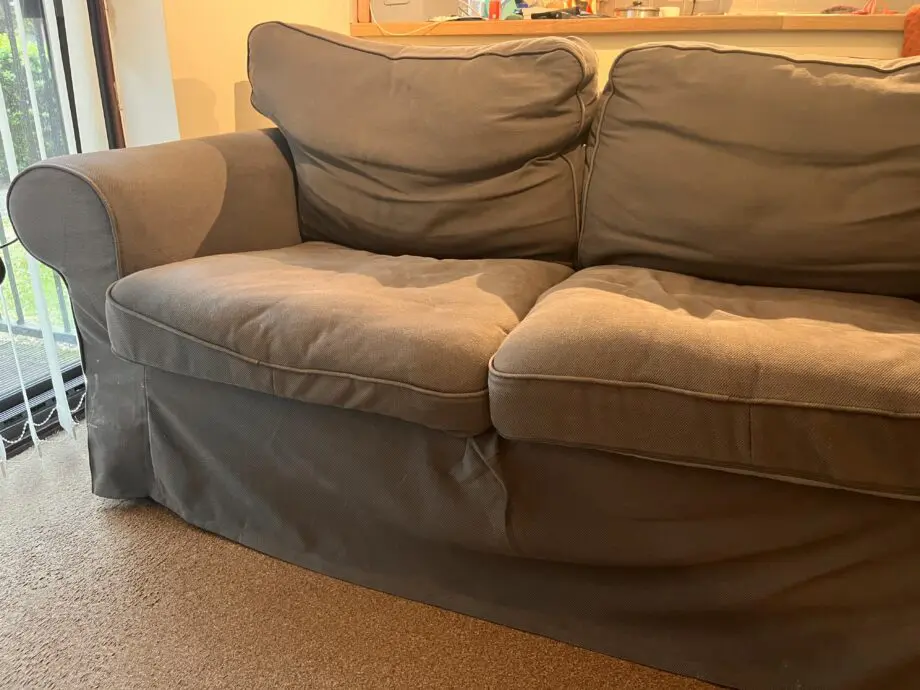 IKEA Hakebo Dark Grey Ektorp - 2 seater sofa