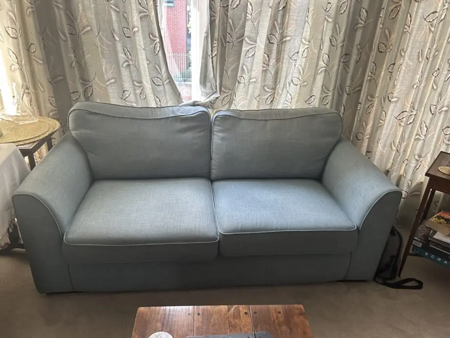FREE pair of DFS blue sofas