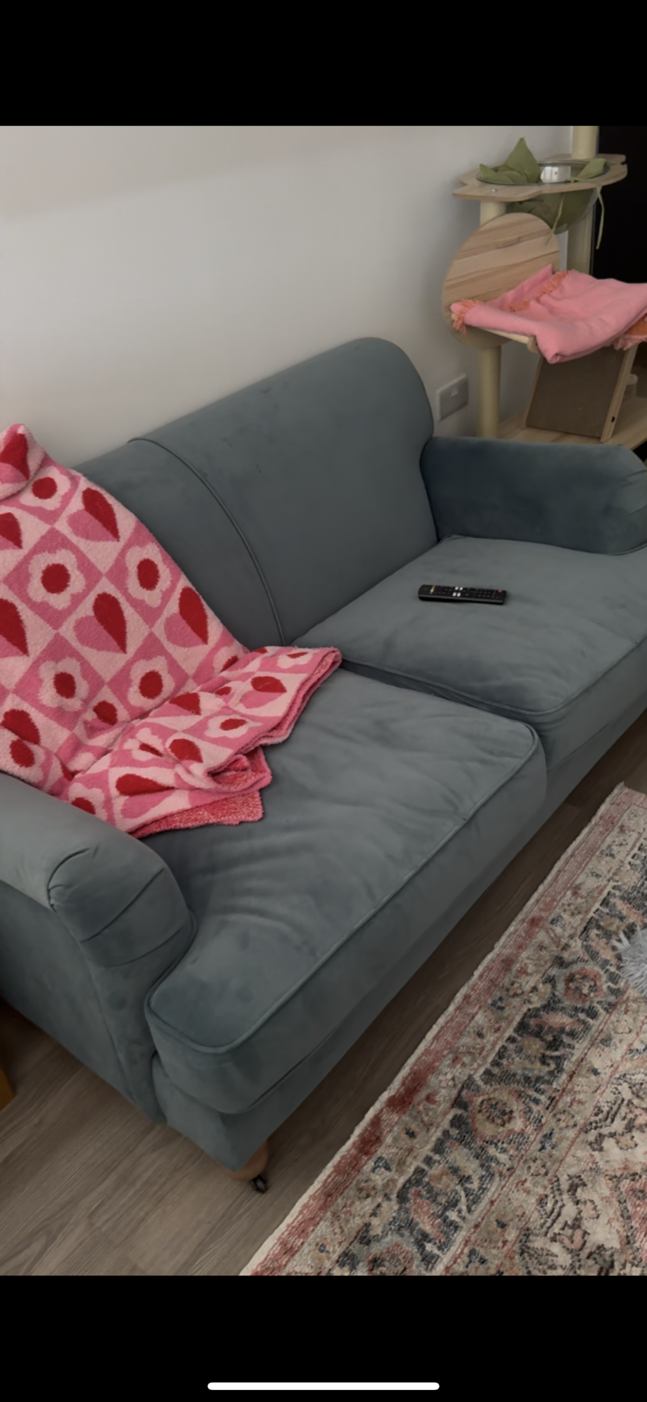 Made Green/Blue 2 seater sofa
