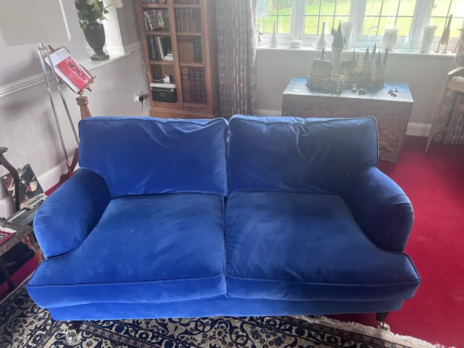 2 Seater Blue Sofa and Stuff Sofa https://sofasandstuff.com