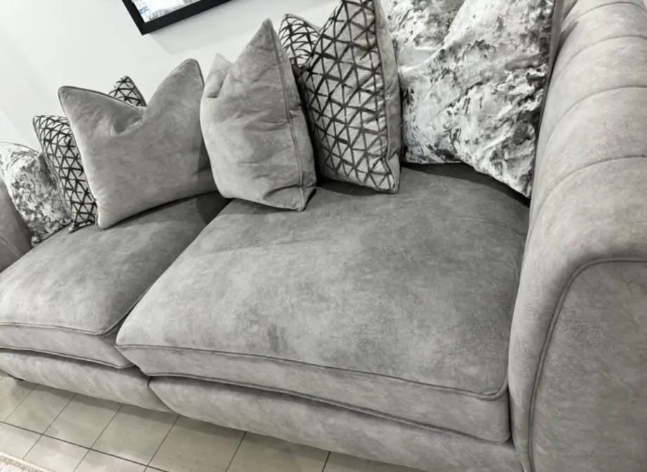 Grey 4 seater Ariana Furniture Village coach