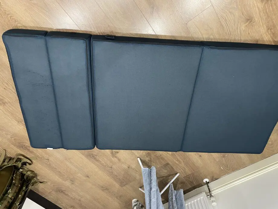 Milliard Folding Mattress, Thick High Density Foam Fold Out Sofa Chair Bed, Great for Guests, Camping, and Travel (Single) Tri-fold Sofa Bed navy blue