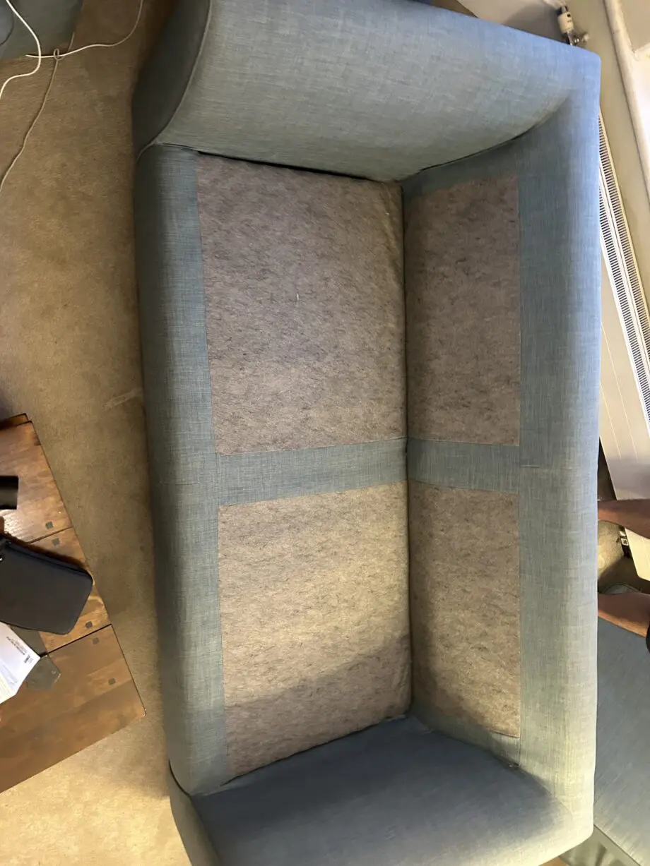 FREE pair of DFS blue sofas
