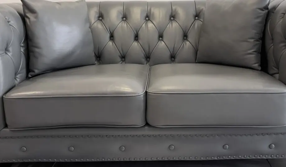 Oak furniture store grey 2+2 seater sofa