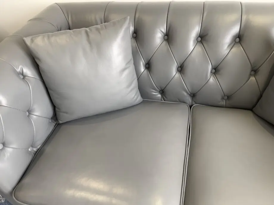 Oak furniture store grey 2+2 seater sofa
