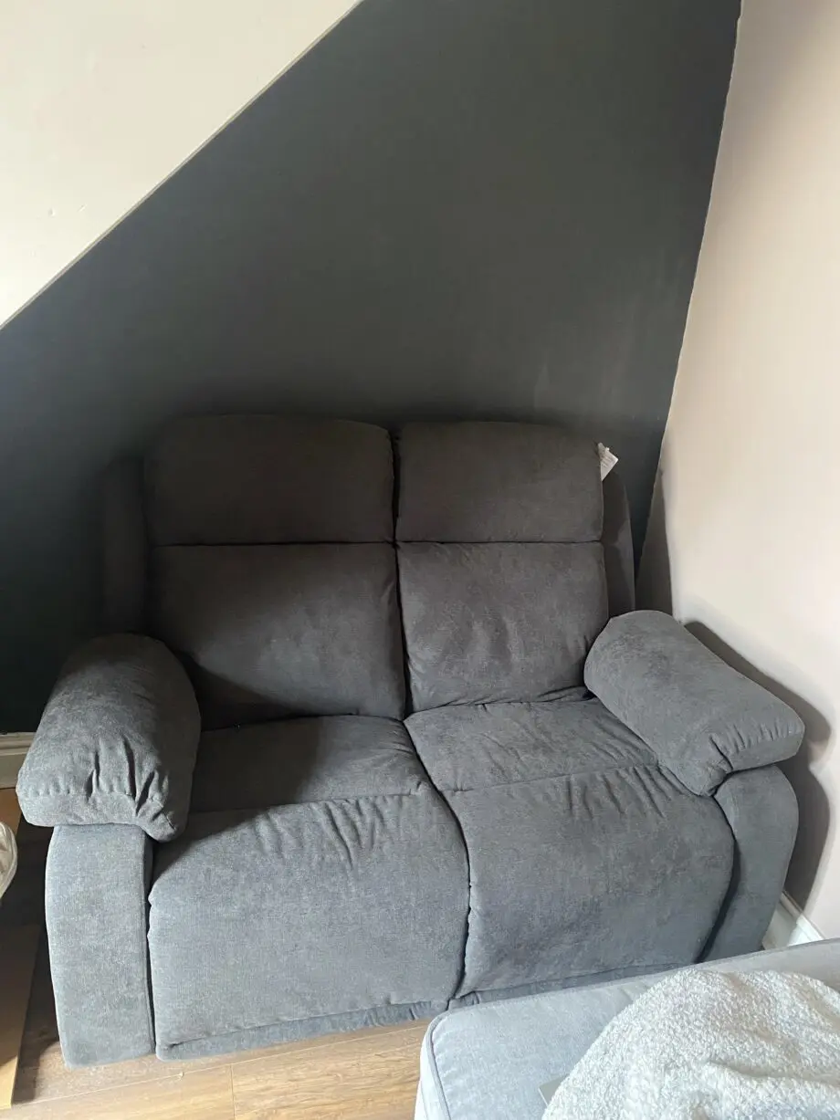 Argos Home Bradley Fabric 2 Seater Recliner Sofa - Grey