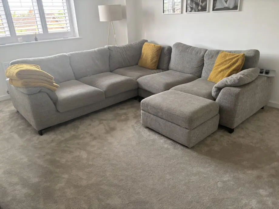 DFS Grey Euphoria Corner 3 seater