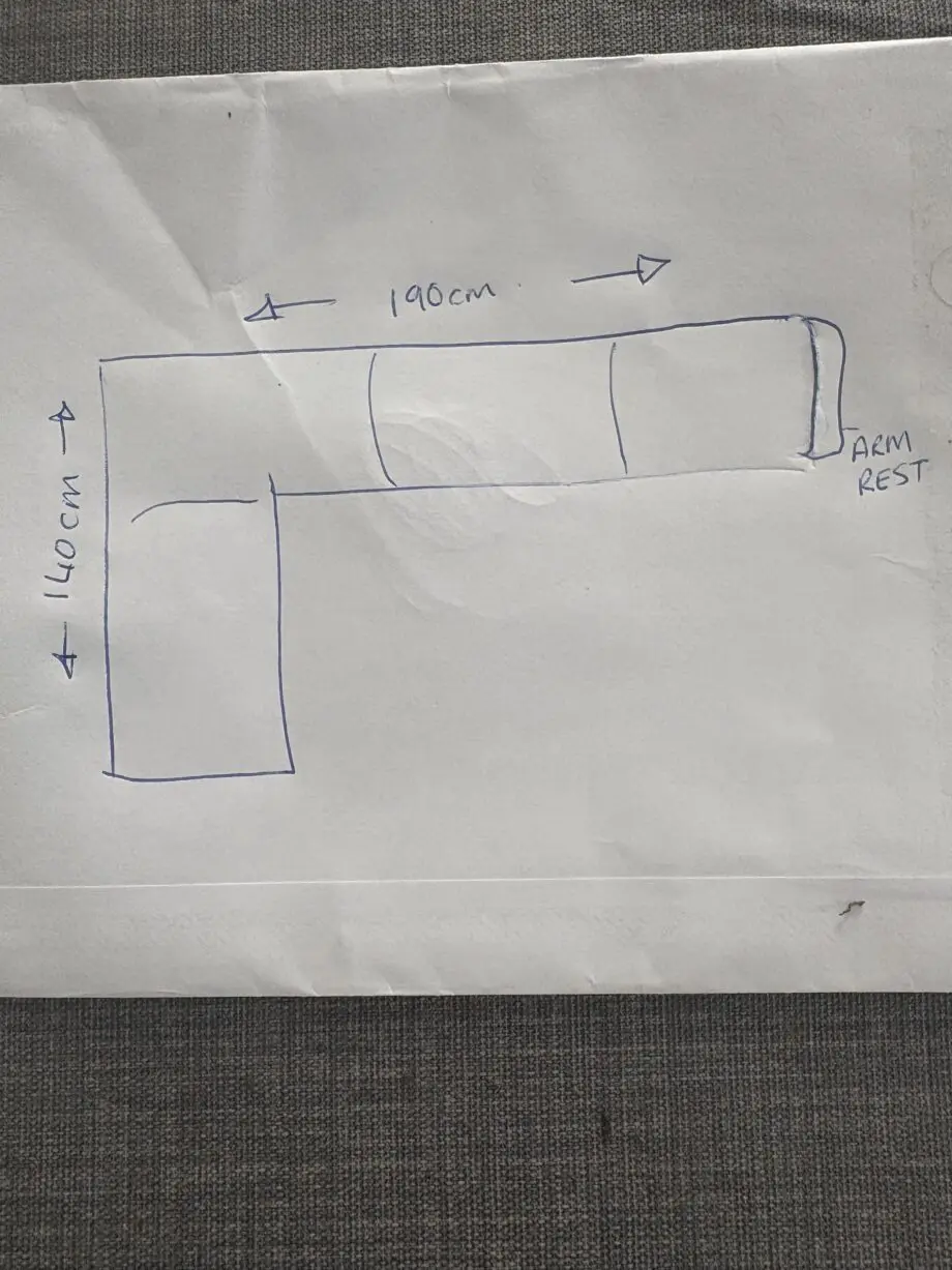 Amazon charcoal corner sofa