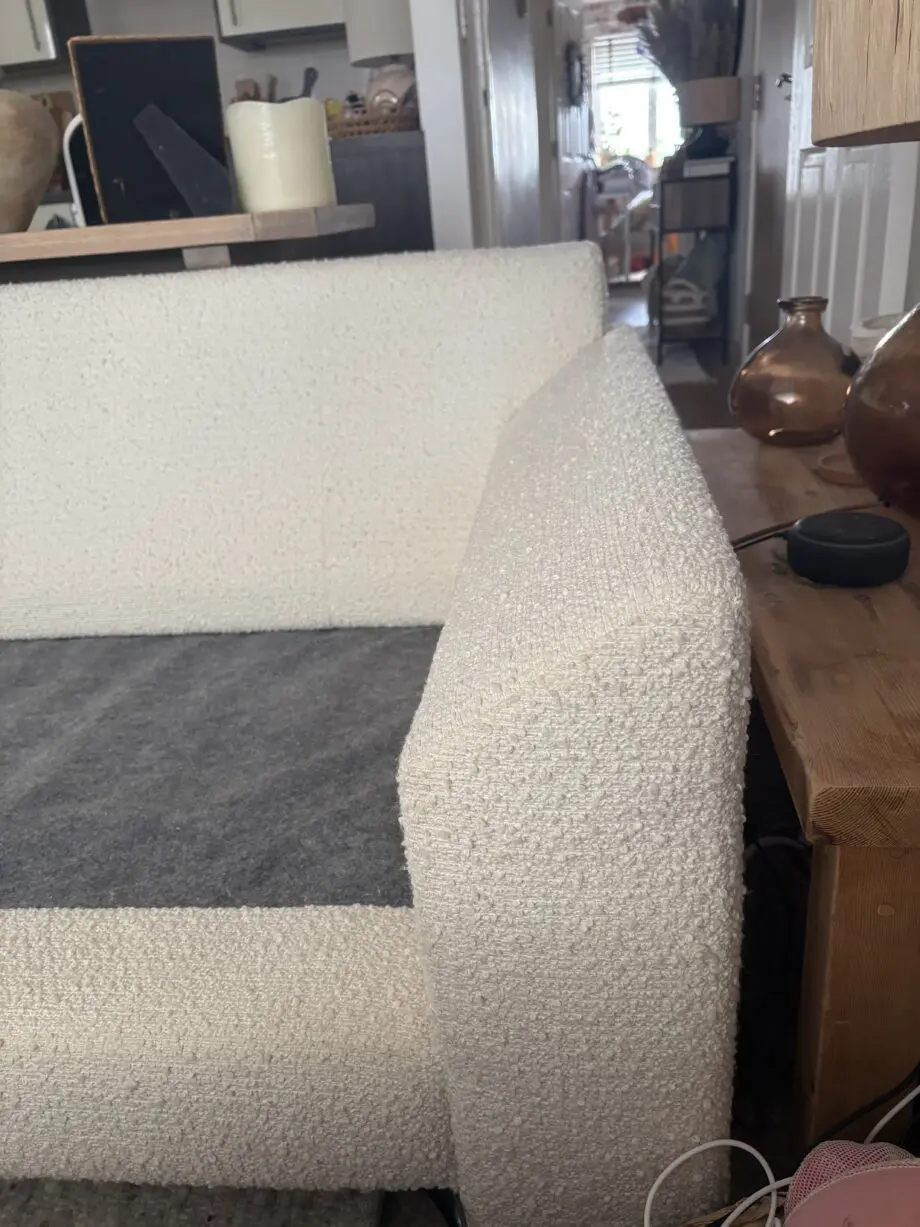 Luxury Barker And Stonehouse Development Sample Cloud Ecru Boucle Large Sofa
