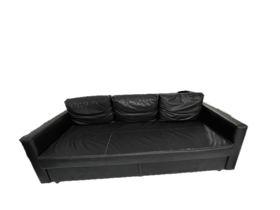 IKEA FRIHETEN Three-seat sofa-bed, black