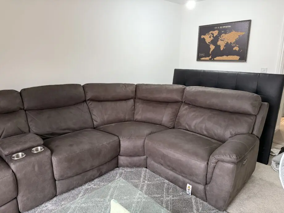 DFS Grey Ronan Corner Sofa
