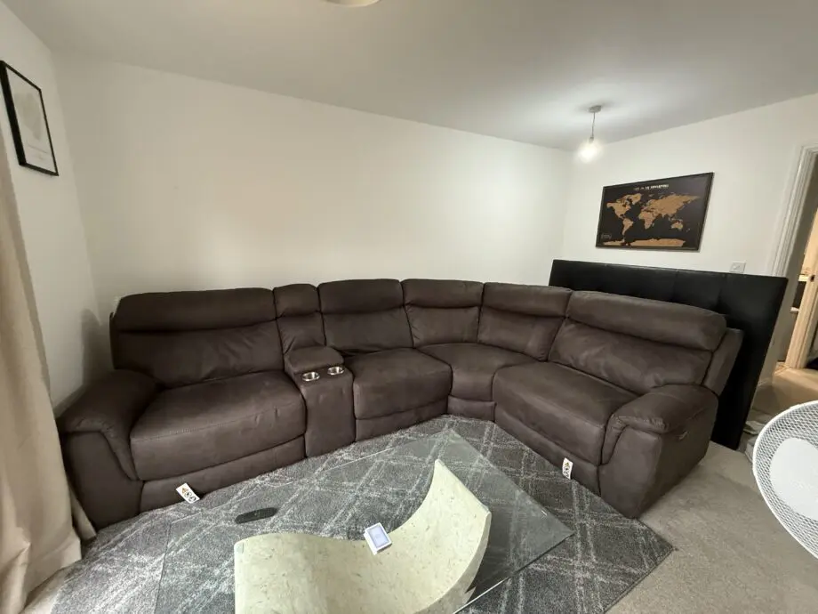 DFS Grey Ronan Corner Sofa