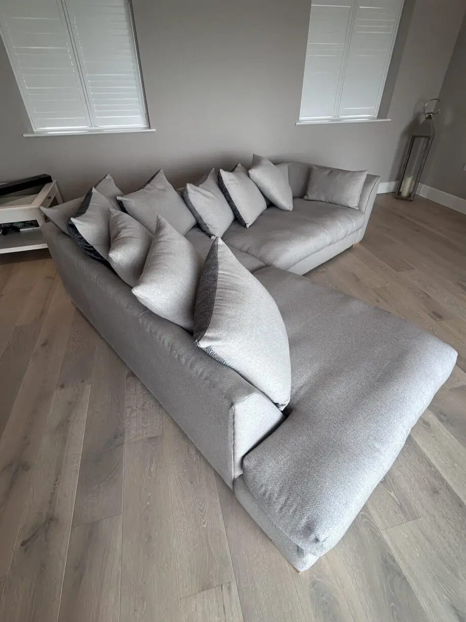 DFS Grey Corner Sofa