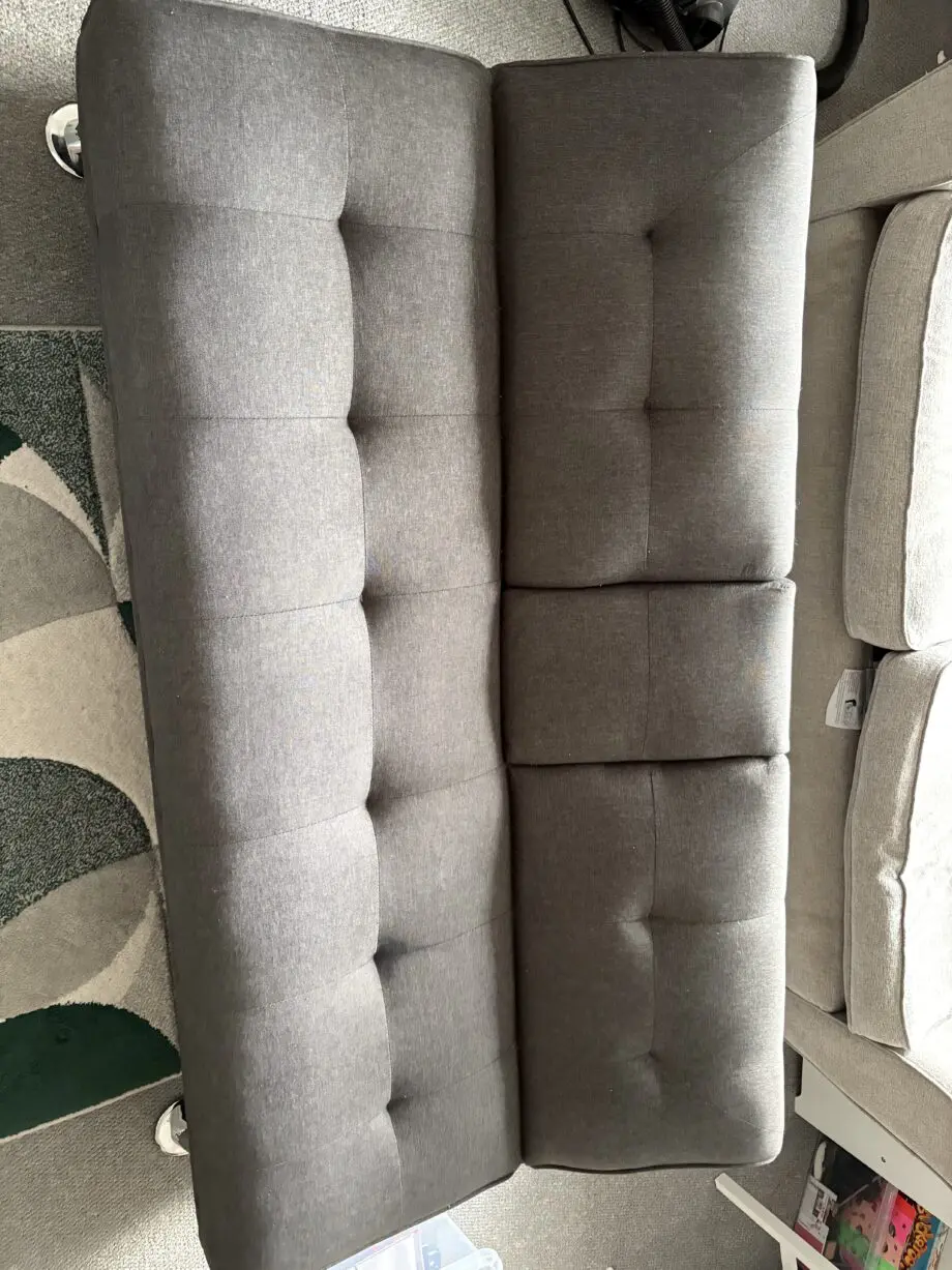 Dark Grey wayfair sofabed with drink holder
