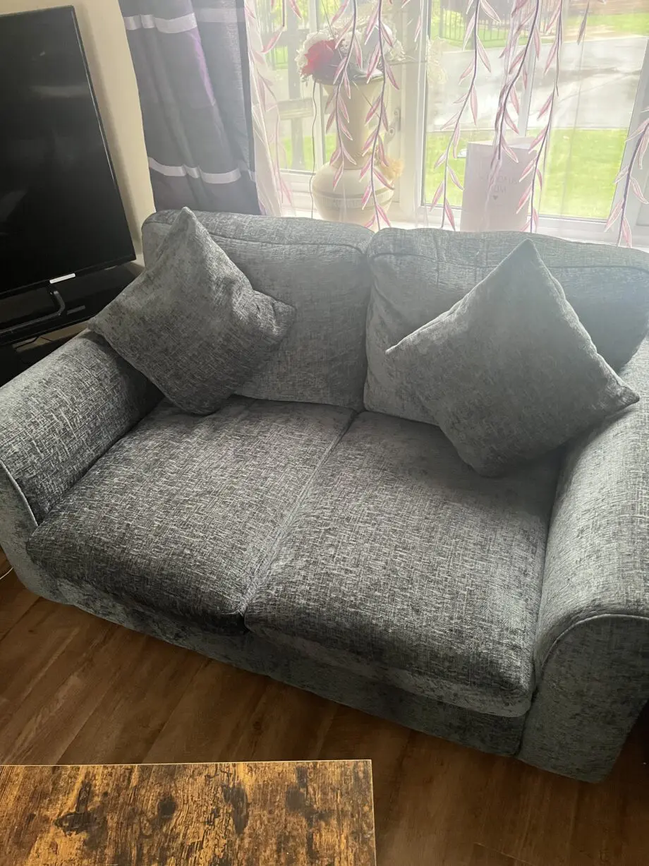 Grey sofas