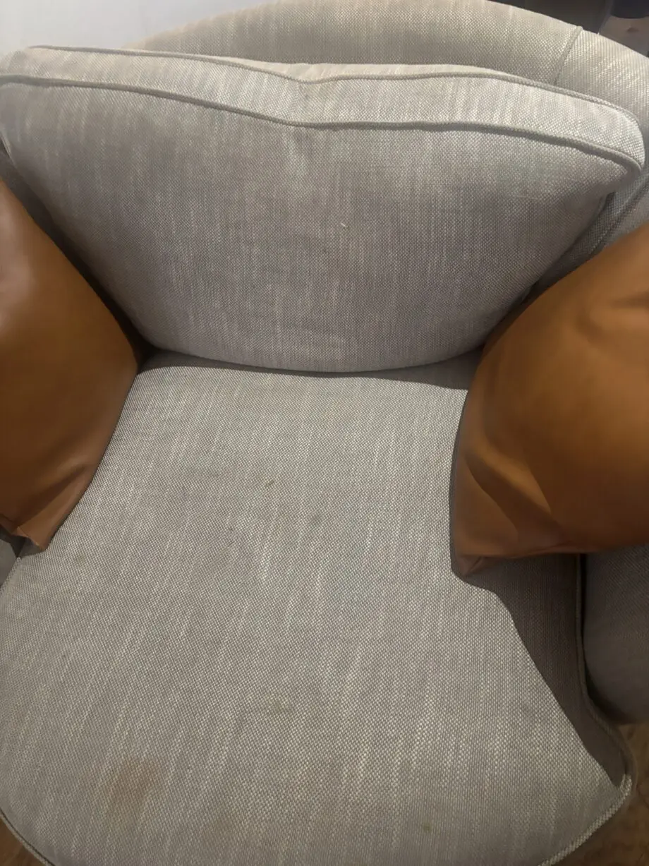 Round swivel chair 2seater