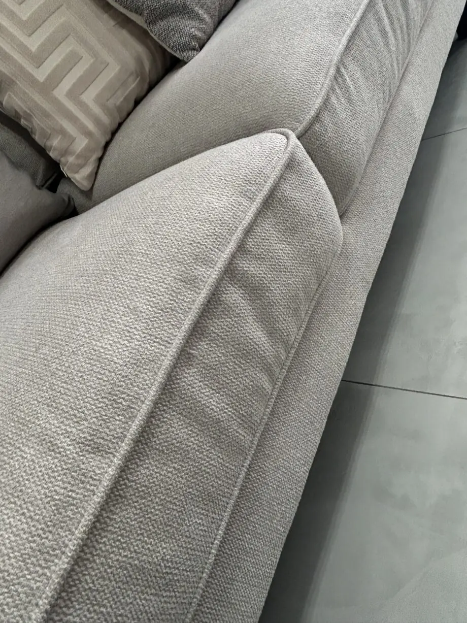 DUSK SoHo Sofa and Pouffe Set - Natural