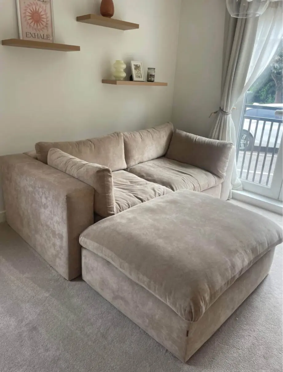 OPA Living Modular Cloud Sofa and Footstool