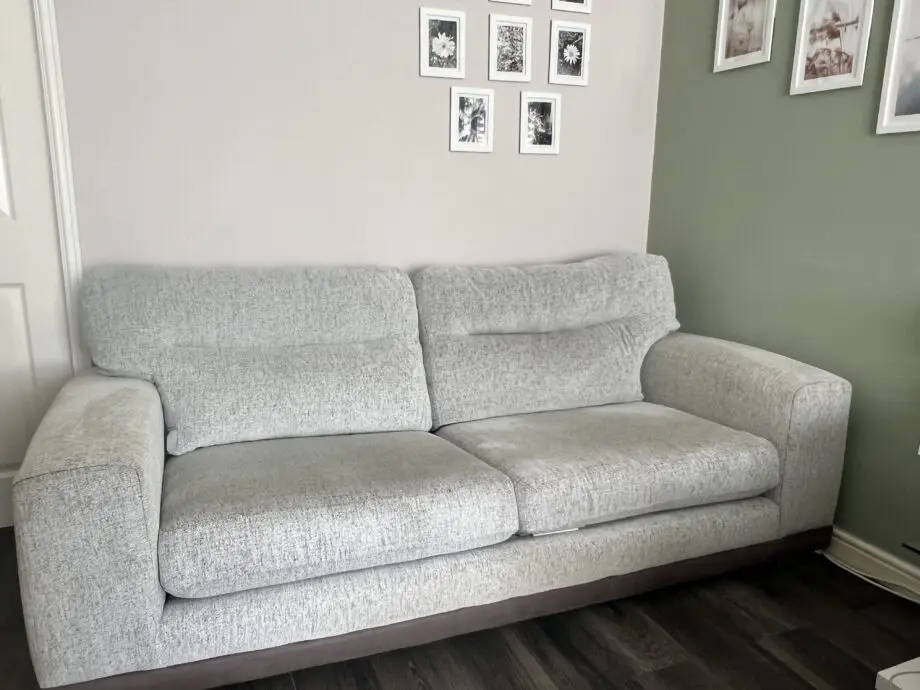 SCS Silver 3 seater sofa