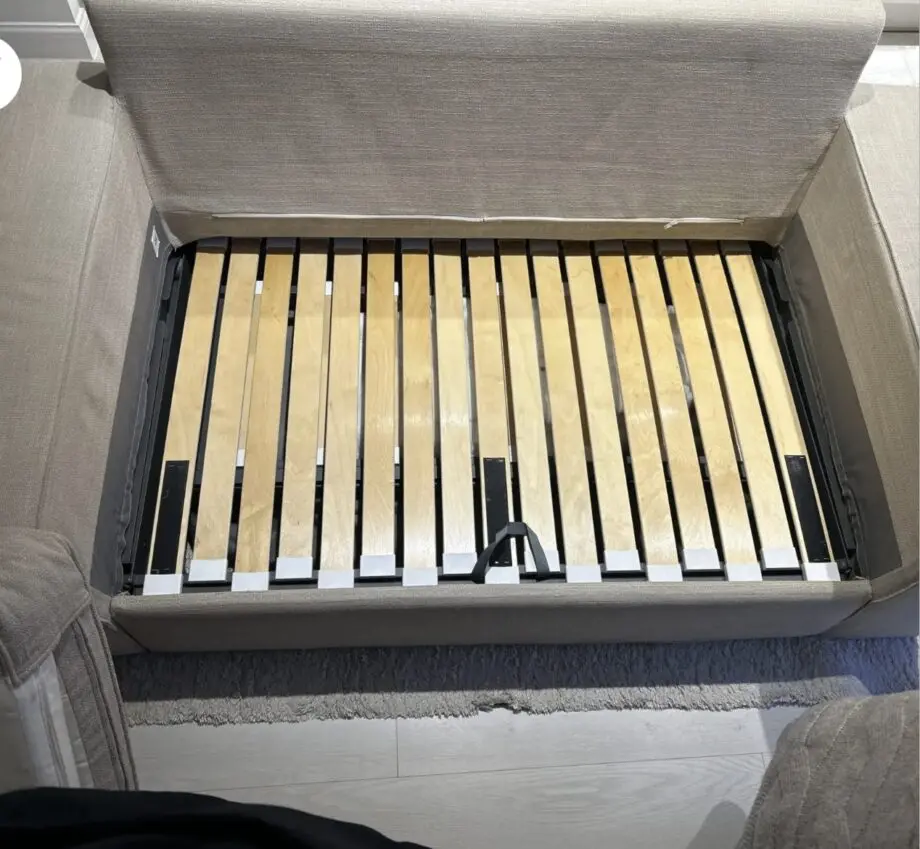 Oatmeal 2 seater sofa bed