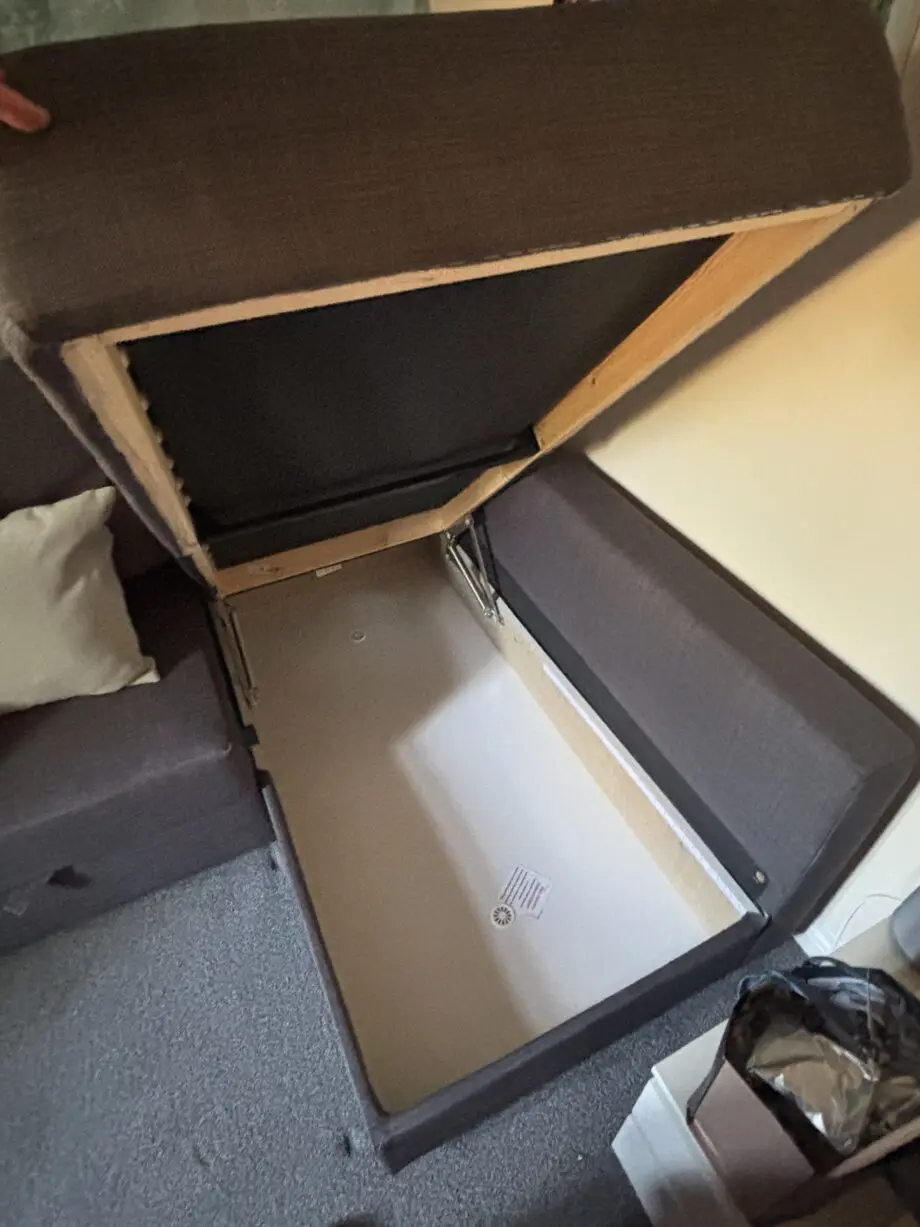 Interchangeable Corner Sofa Bed & Topper
