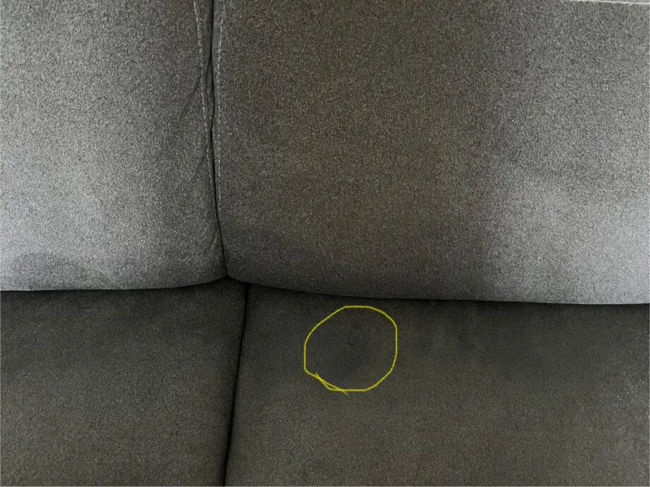 Sofology 3 seater grey sofa