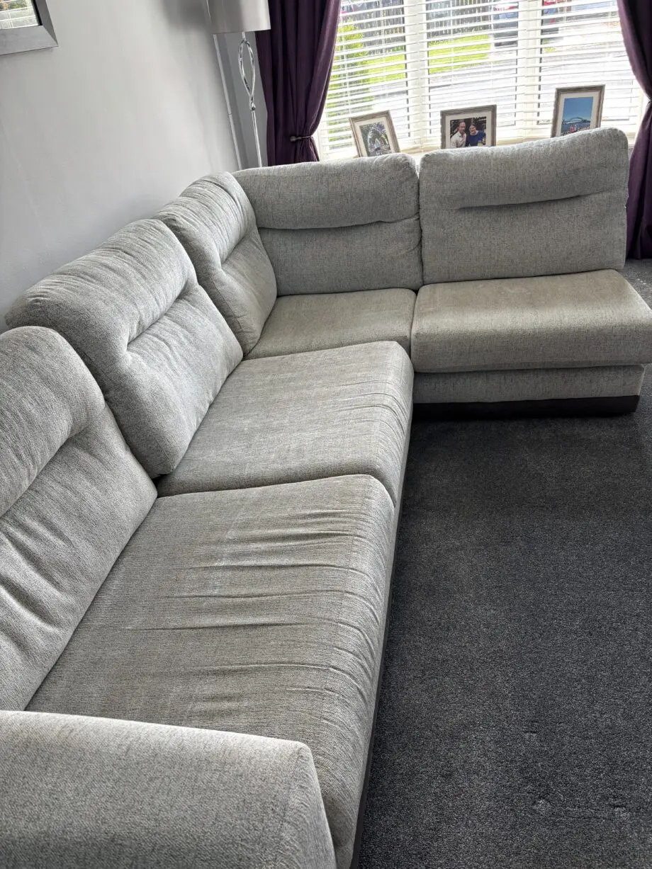 SCS light grey corner sofa