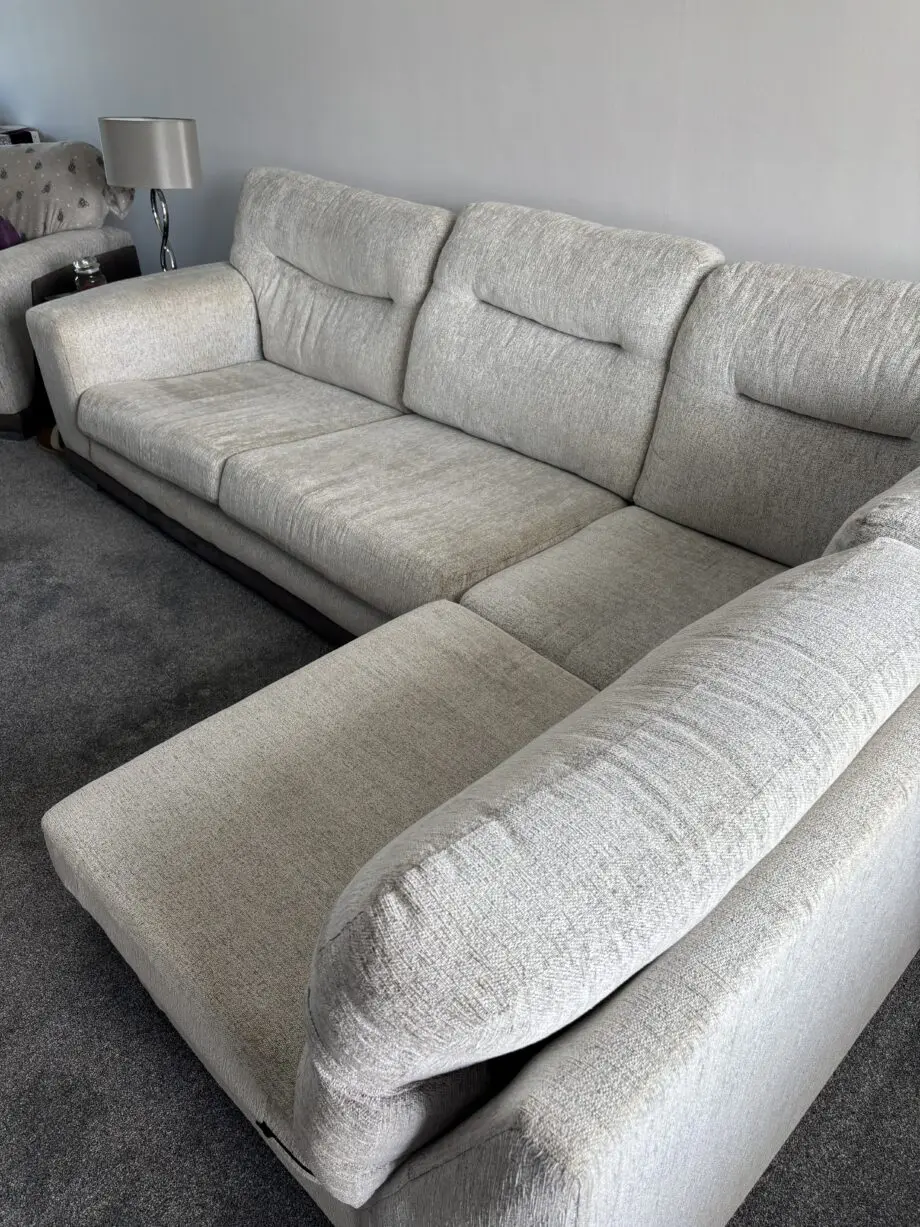 SCS light grey corner sofa