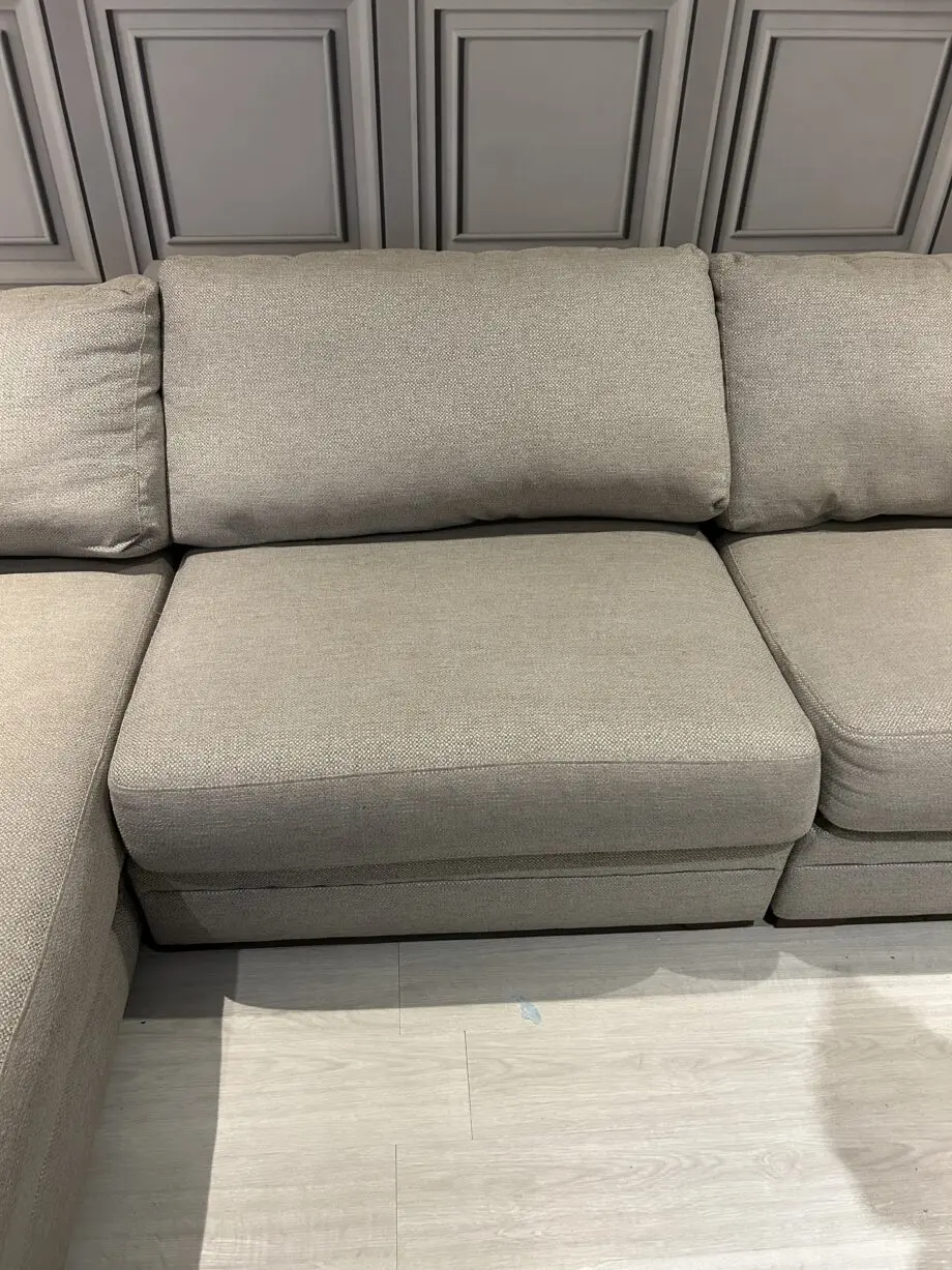 DFS long 3 seater beach corner sofa