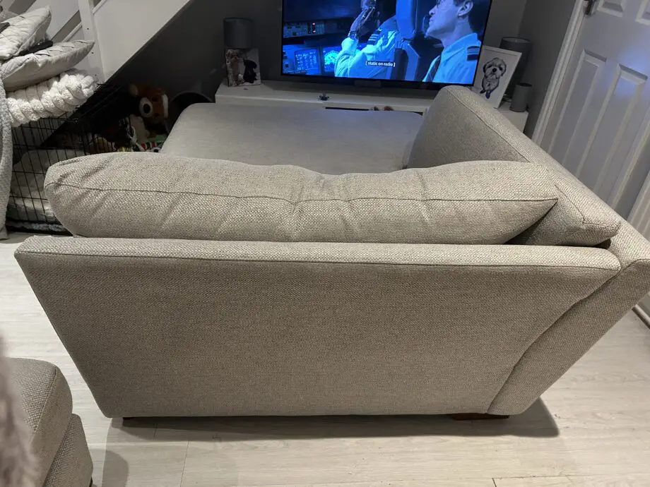 DFS long 3 seater beach corner sofa