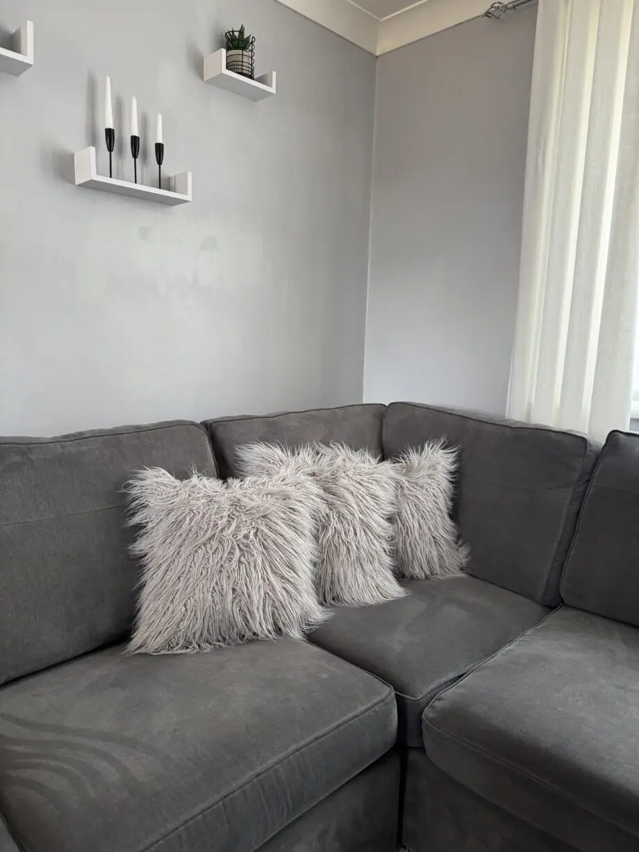DFS Grey Corner Sofa Bed with Extra Two Seating Sofa