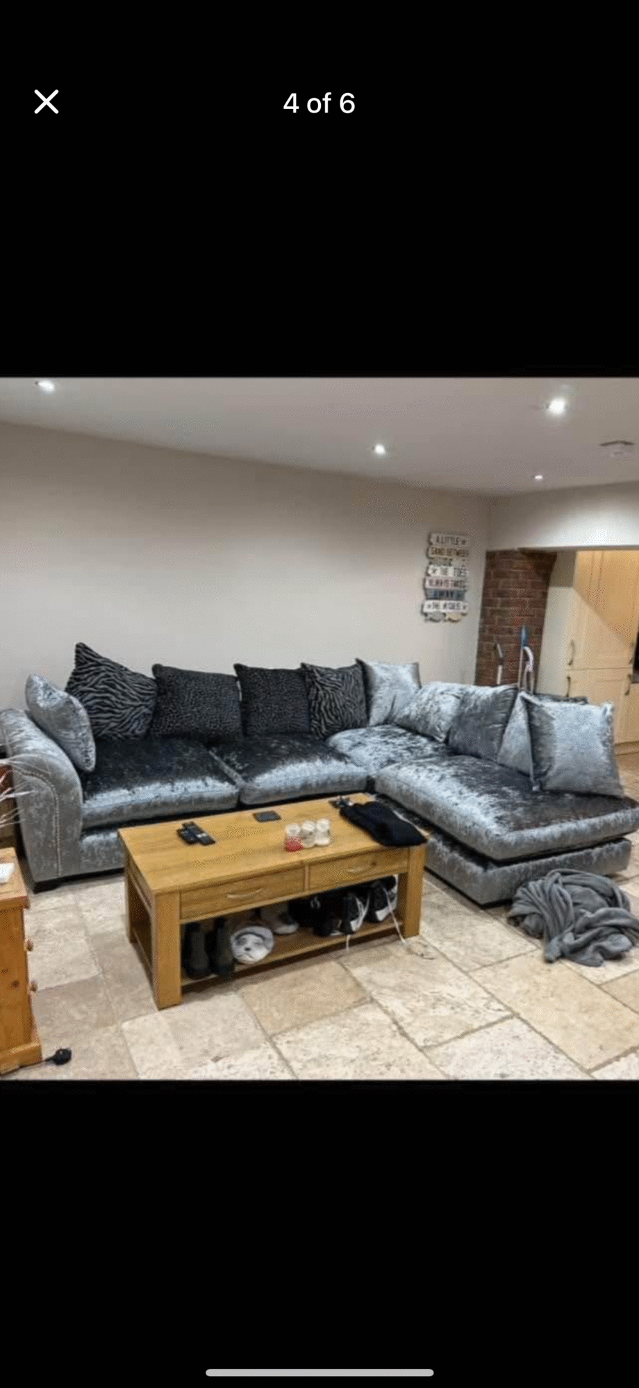 Xara Pillow Back Left Hand Facing Arm 3 Seat Corner Sofa